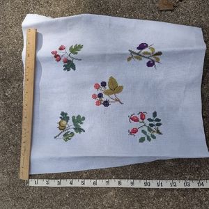 Berries 🍒 counted crossstitch canvas